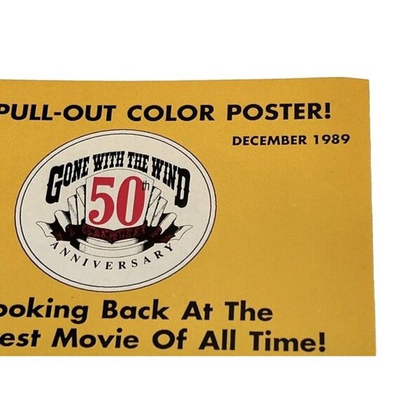 Vtg 1989 Hollywood Studio Magazine Then&Now GONE WITH THE WIND 50TH ANNIVERSARY - Picture 2 of 3